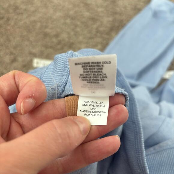 Free Fly Women’s Pull On Zipper Pocket Jogger Lounge Pants Sz M Blue Comfy - Picture 10 of 11